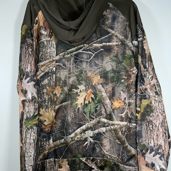 RED HEAD True Timber Forest Hunting Camo Hoodie Sweatshirt  (Mens Large) - Picture 6 of 9